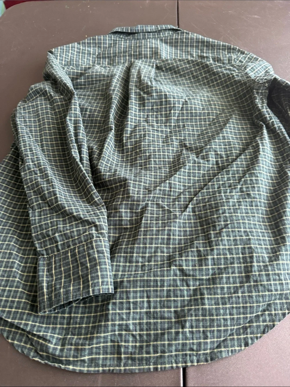 Ralph Lauren Green Plaid Button-Down Shirt